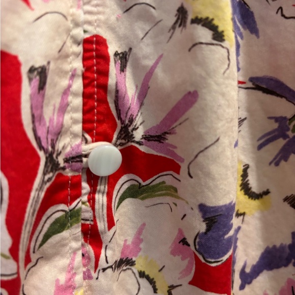 TYLER BOE sabrina watercolor floral midi dress Extra Small Excellent Condition - Picture 7 of 10